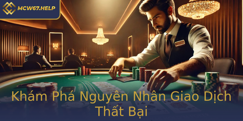 Khám Phá Nguyên Nhân Giao Dịch Thất Bại Khám Phá Nguyên Nhân Giao Dịch Thất Bại
