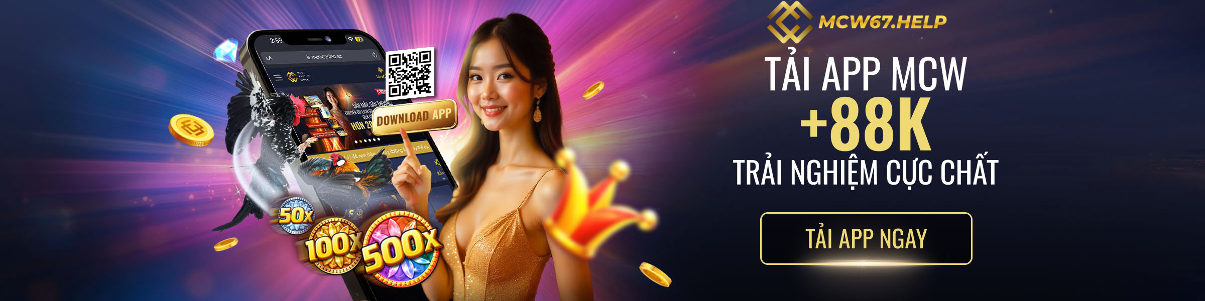 MCW67 - Nhà Cái Uy Tín Với Trò Chơi Đa Dạng và Khuyến Mãi 1 Mcw67 Tai App 88K Trai Nghiem Cuc Chat